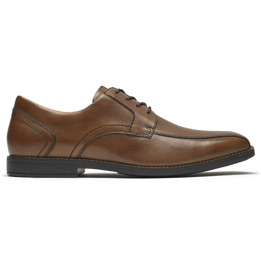 Rockport Singapore Mens Oxfords - Slayter Bike Toe Brown - WZ6512973